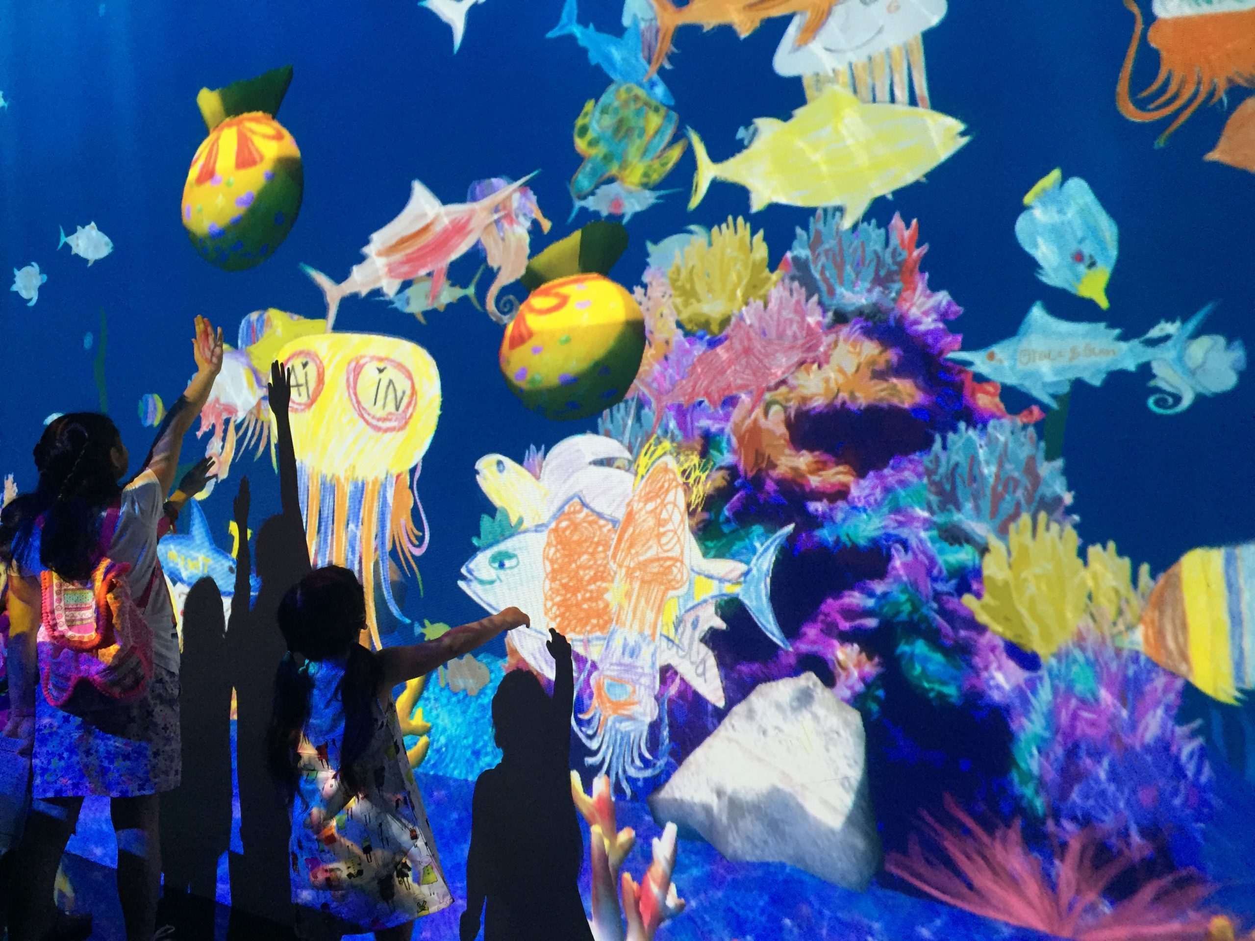 Interactive Fun with teamLab Islands BKK Kids