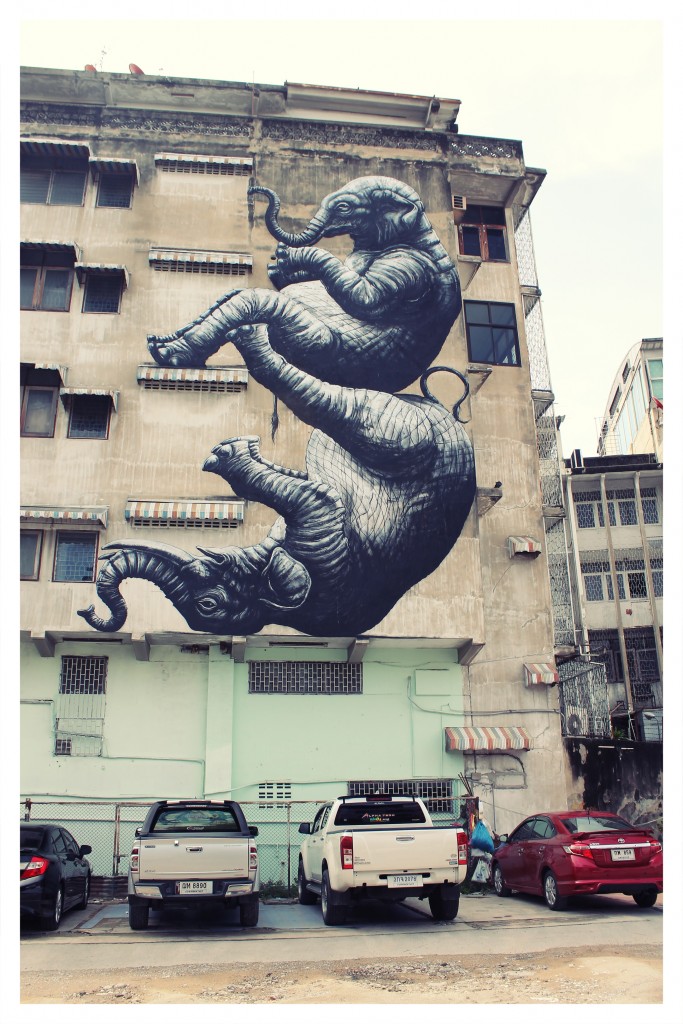 elephant-mural