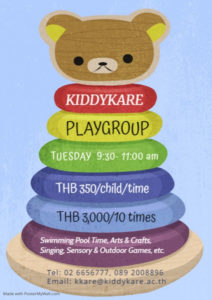 KiddyKare Playgroup Flyer