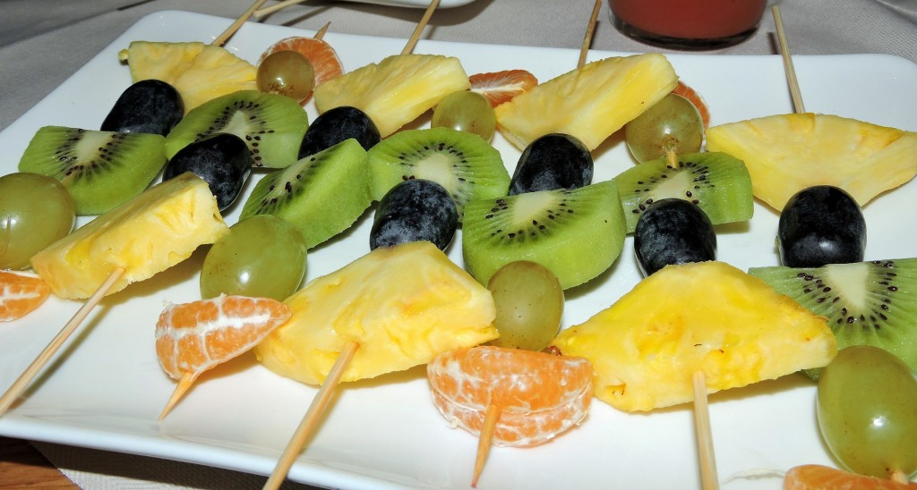 fruit skewers