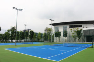 Verso international school outdoor tennis courts