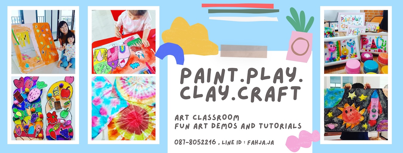 Paint Play Clay Craft