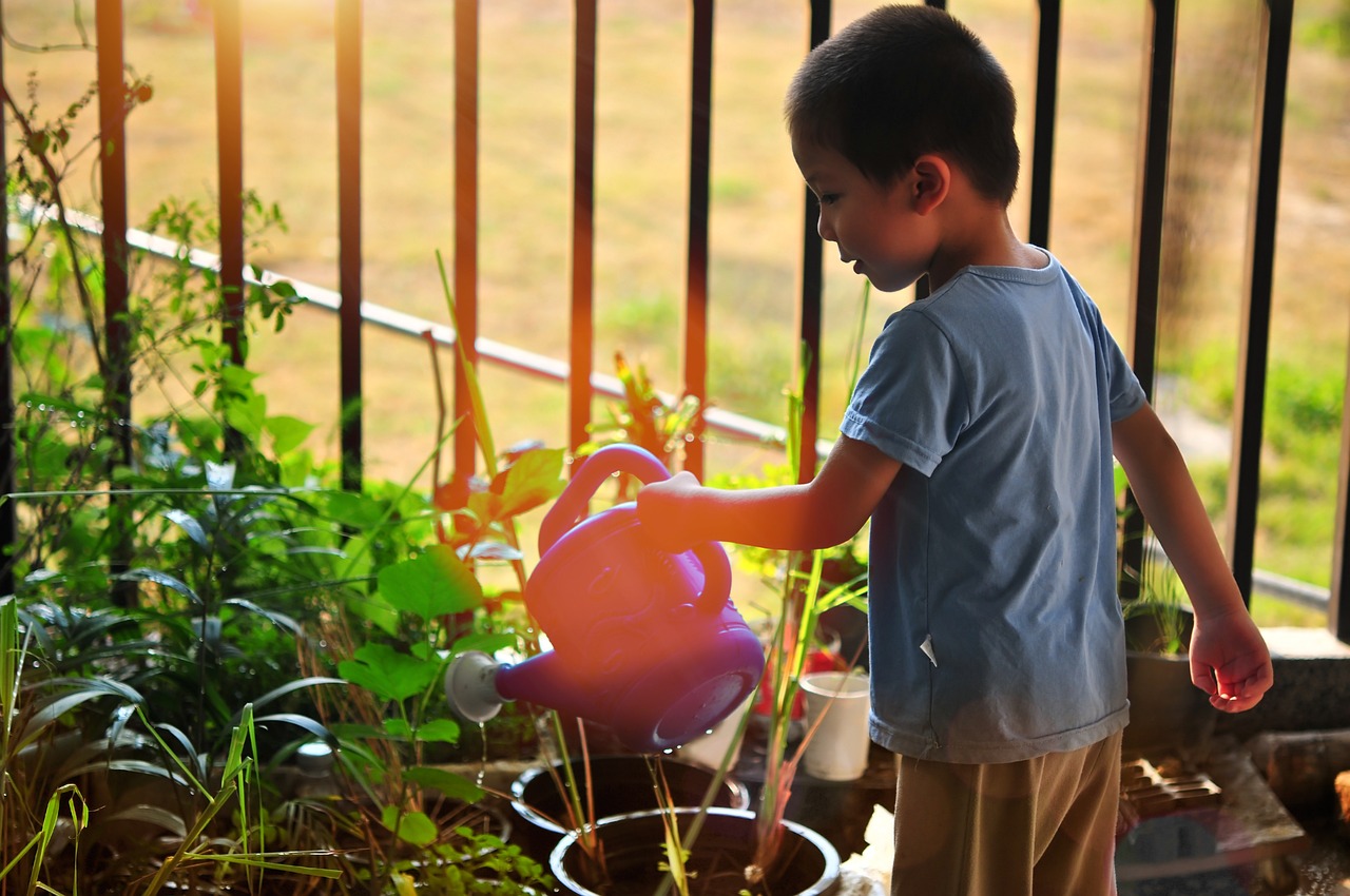 Kids gardening