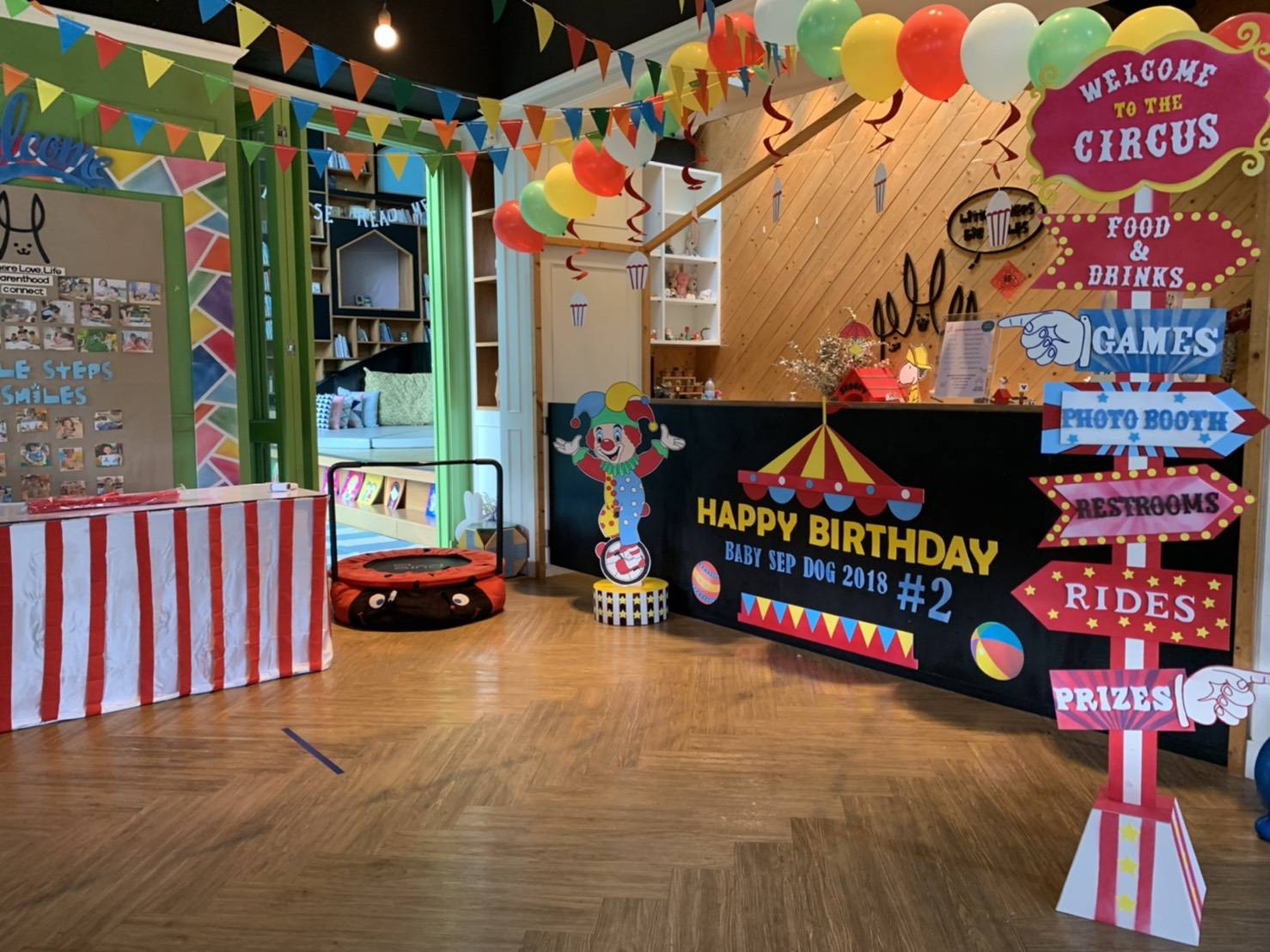 Little Footsteps birthday party cover