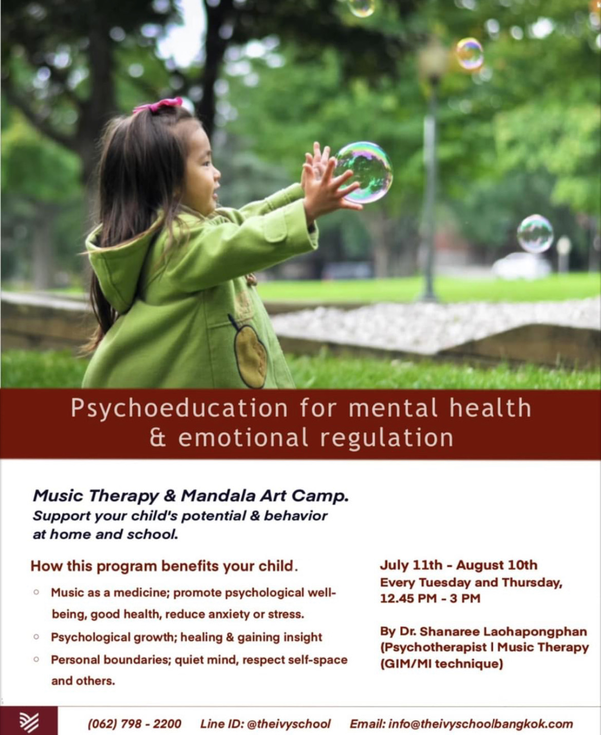 The ivy school mental health event