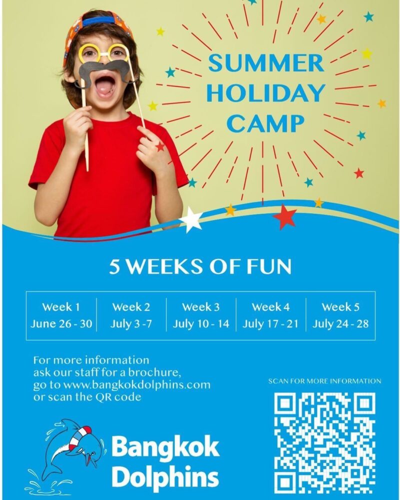 Flyer Bangkok Dolphin  Summer Holiday Camp