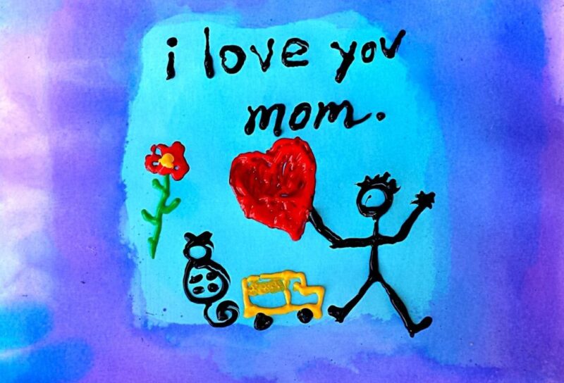 I love you Mom card