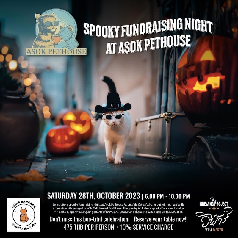 Spooky Fundraising Night at Asok Pethouse