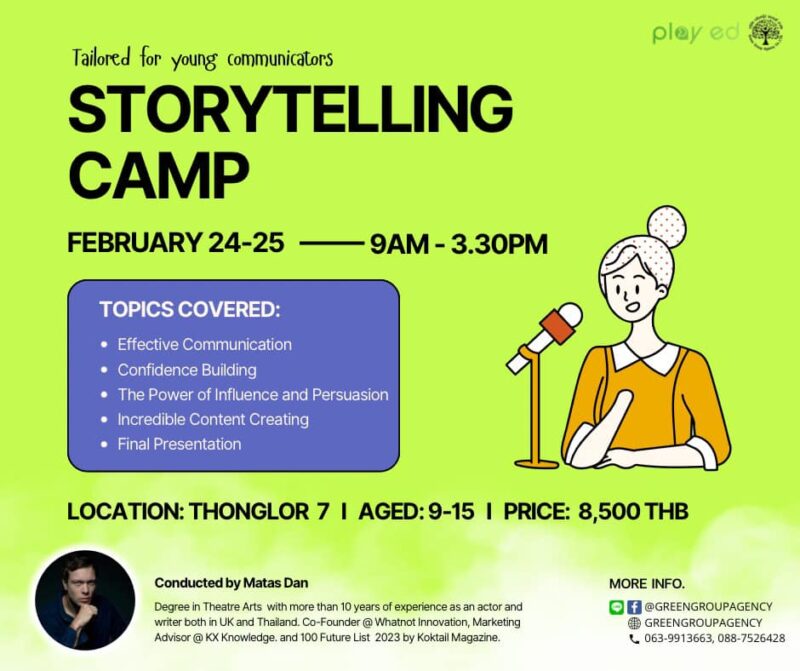Greengroupagency - Storytelling Camp