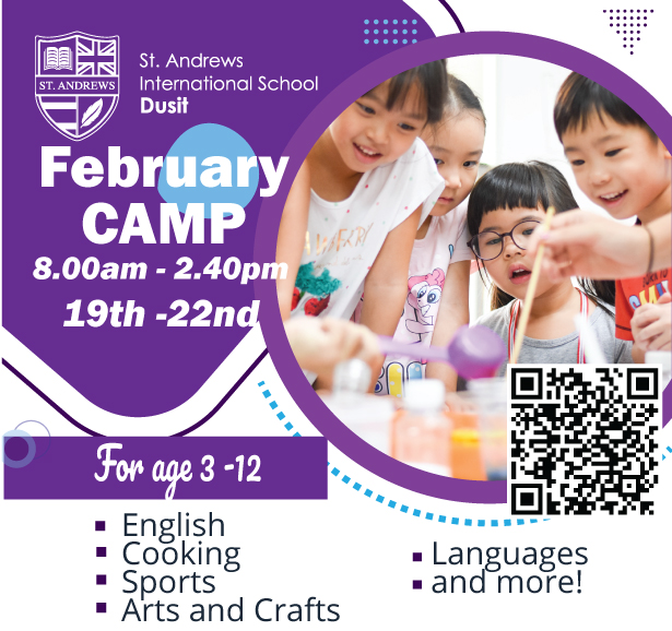 St. Andrews International School Bangkok, Dusit Campus – February Camp