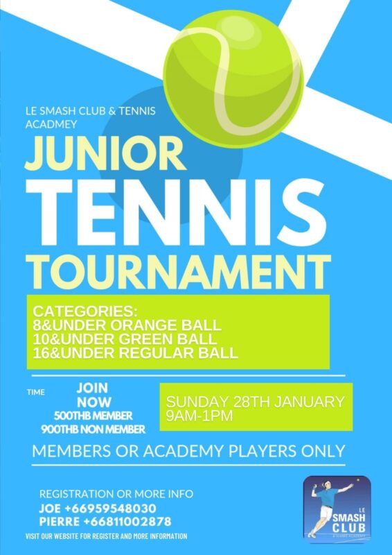 Le Smash Club and Tennis Academy Bangkok - Junior Tennis Tournament