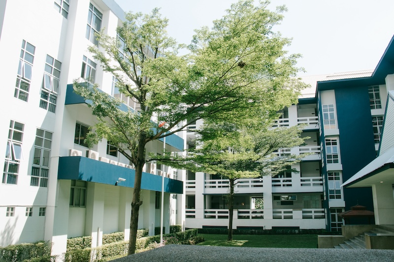 International Community School Courtyard