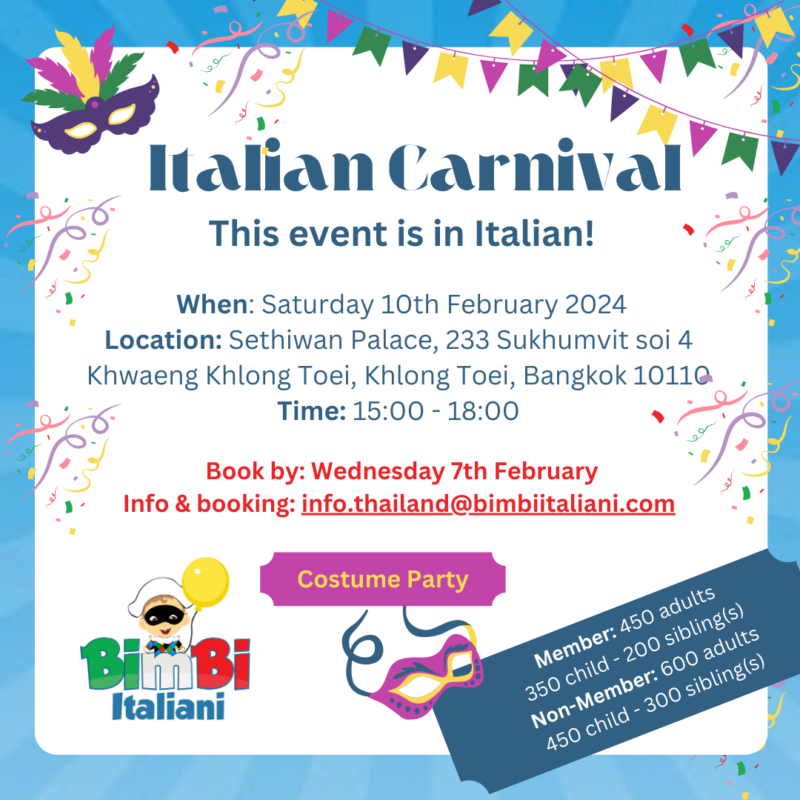 BimBi Italiani - Italian Carnival