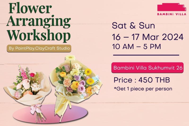 Bambini Villa - Flower Arranging Workshop