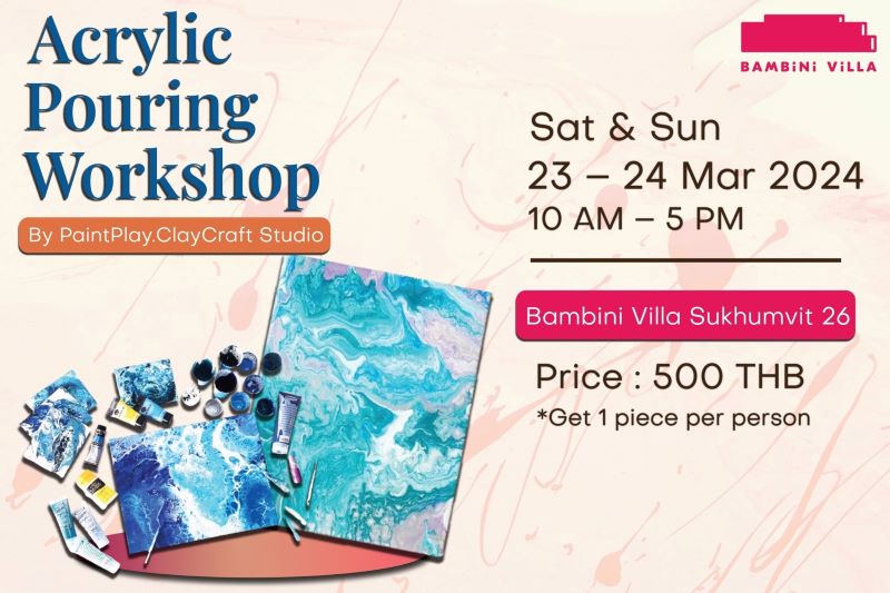 Bambini Villa - Acrylic Pouring Workshop