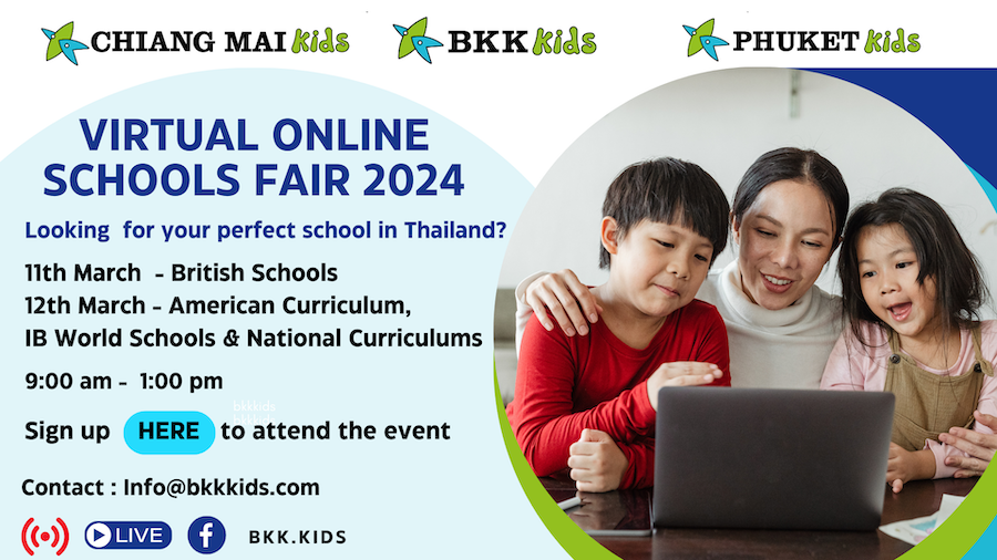 Virtual online schools fair 2024 Both 11th and 12th March