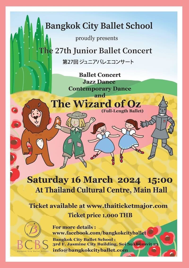 Event - Wizard of Oz at Bangkok City Ballet School