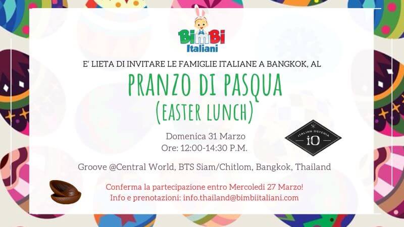 BimBi Italiani Easter Lunch