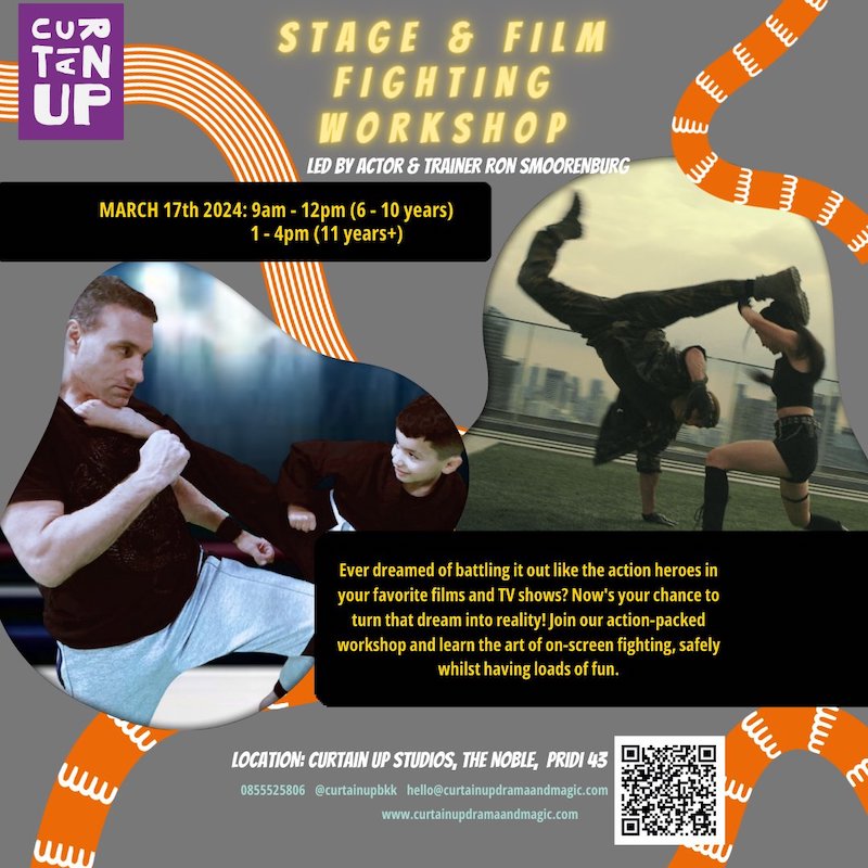 Curtain Up Bkk Stage and Film Fighting Workshop