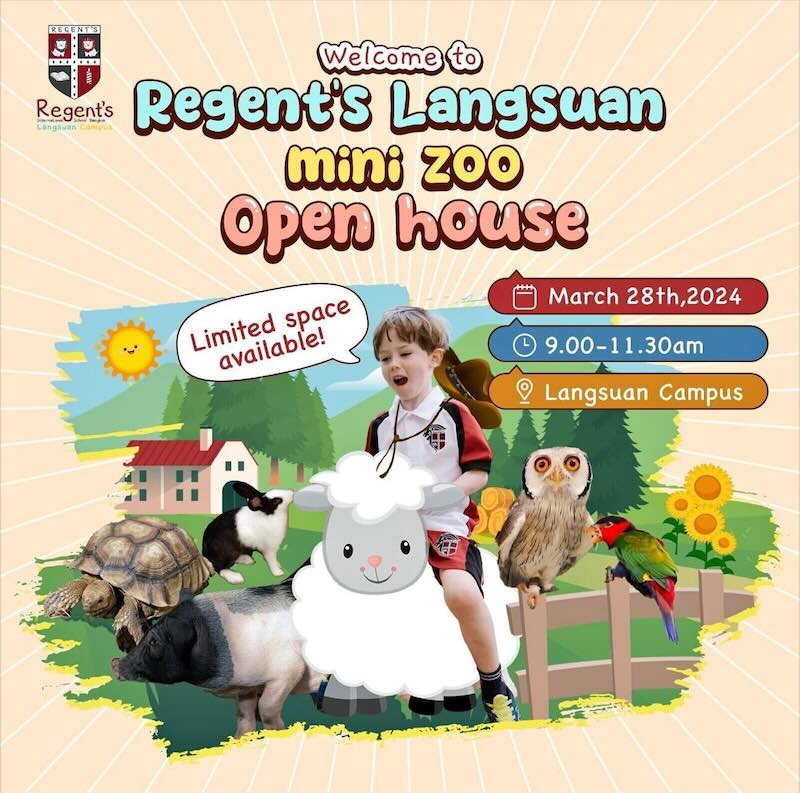 Open House with mini zoo at Regent's Langsuan Bangkok