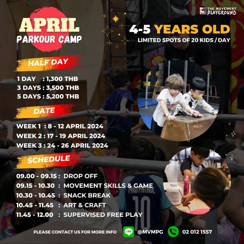 The Movement Playground April Parkour Camp