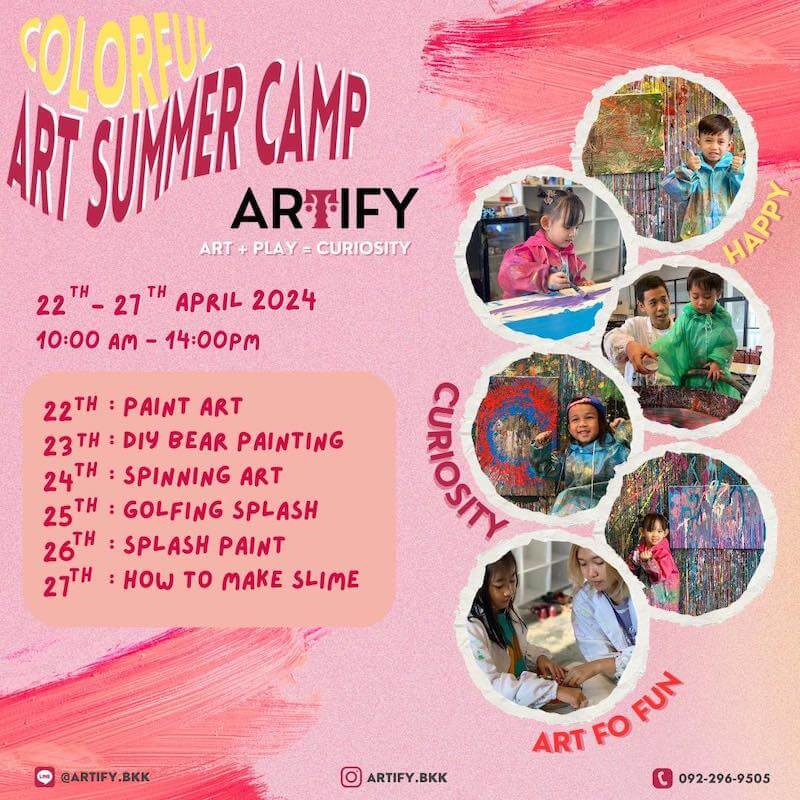 Artify.bkk - Colorful Art Summer Camp
