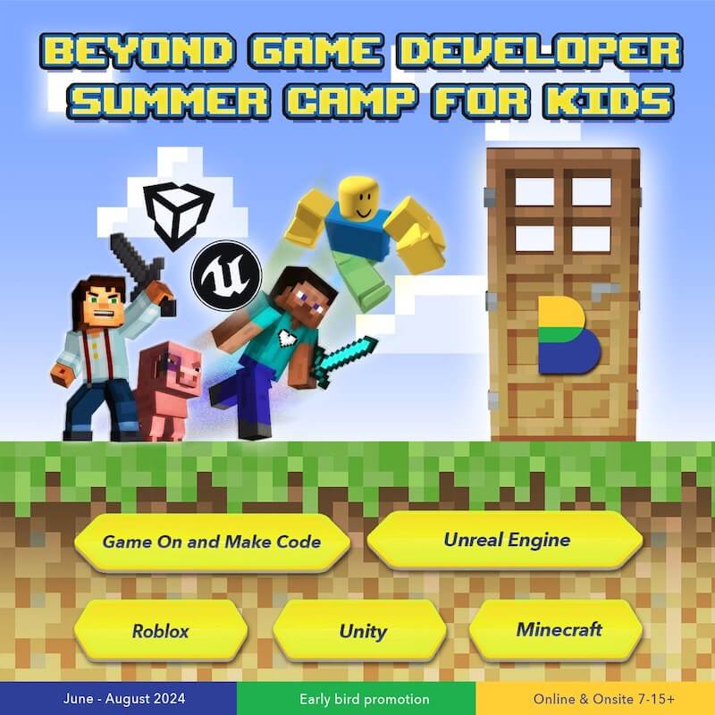 Beyond Code Academy - Beyond Game Developer Summer Camp for Kids 2024
