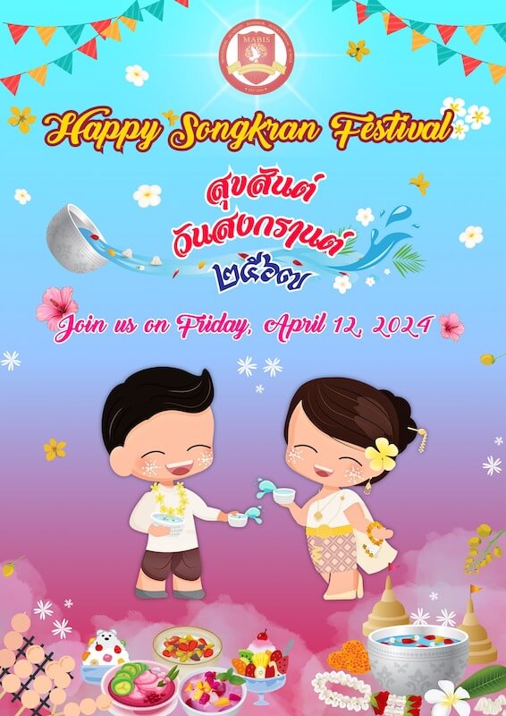 Montessori Academy Bangkok International School - Happy Songkran Festival 2024