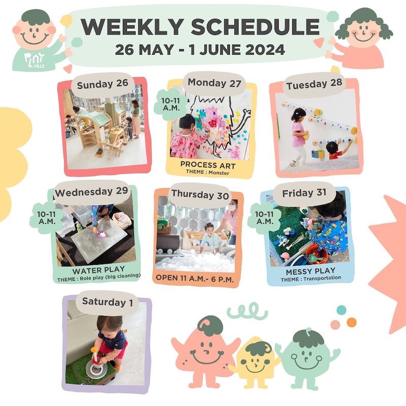 Playville – Weekly Playgroup (26 – 1 June)