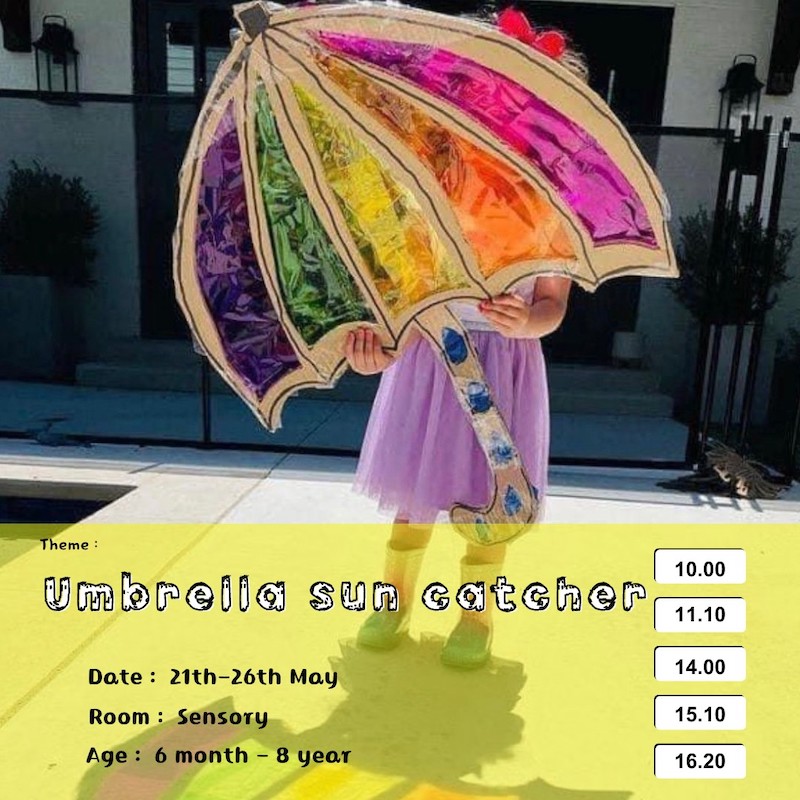 Pollock Thailand - Car Painting and Umbrella Sun Catcher Activities