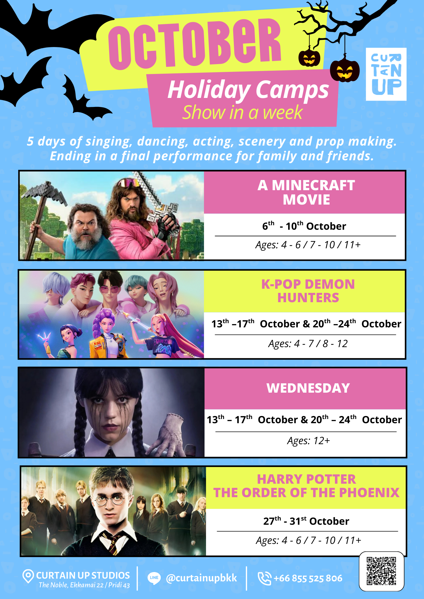 Curtain Up BKK October Camp