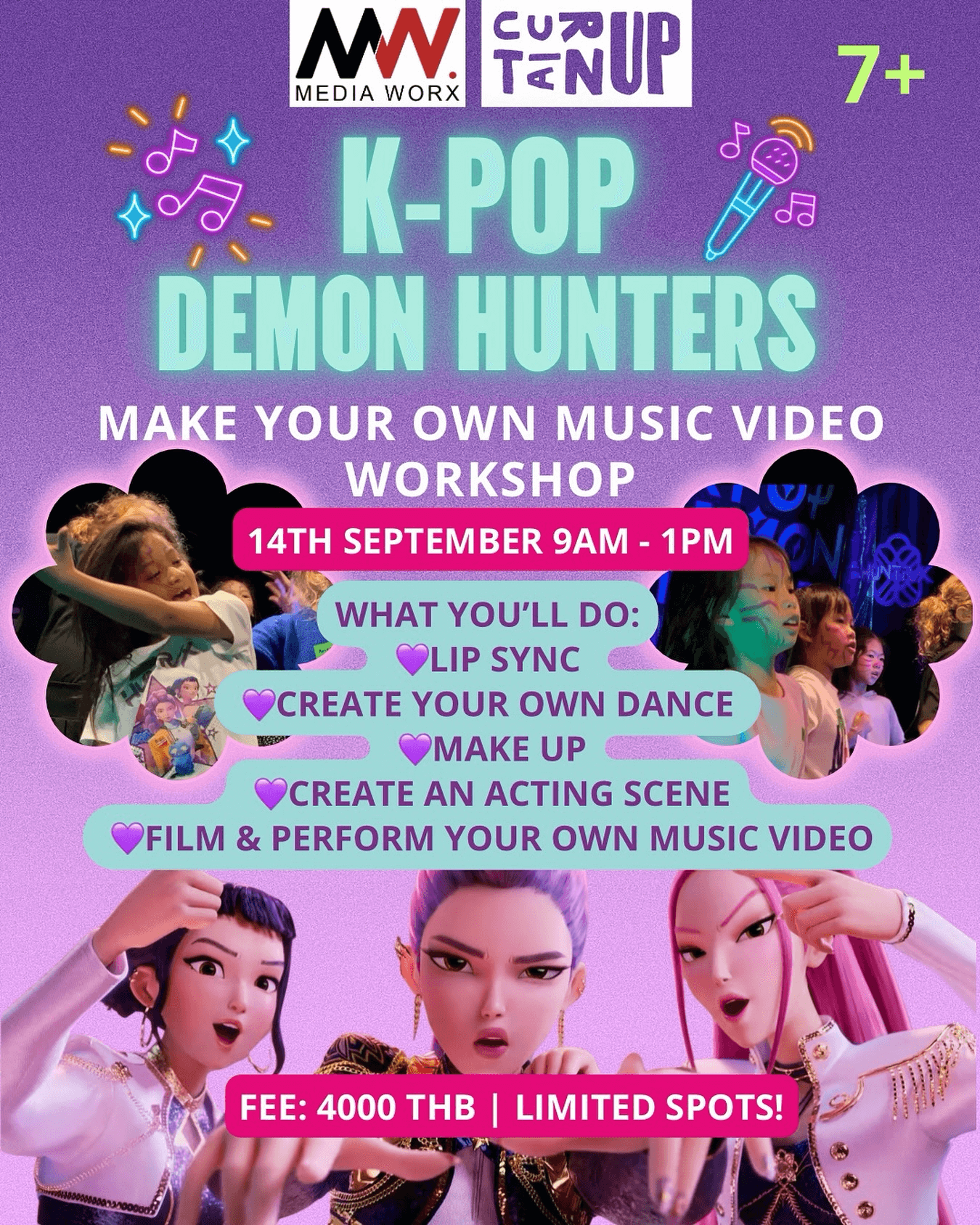 Curtain Up K-POP DEMON HUNTERS