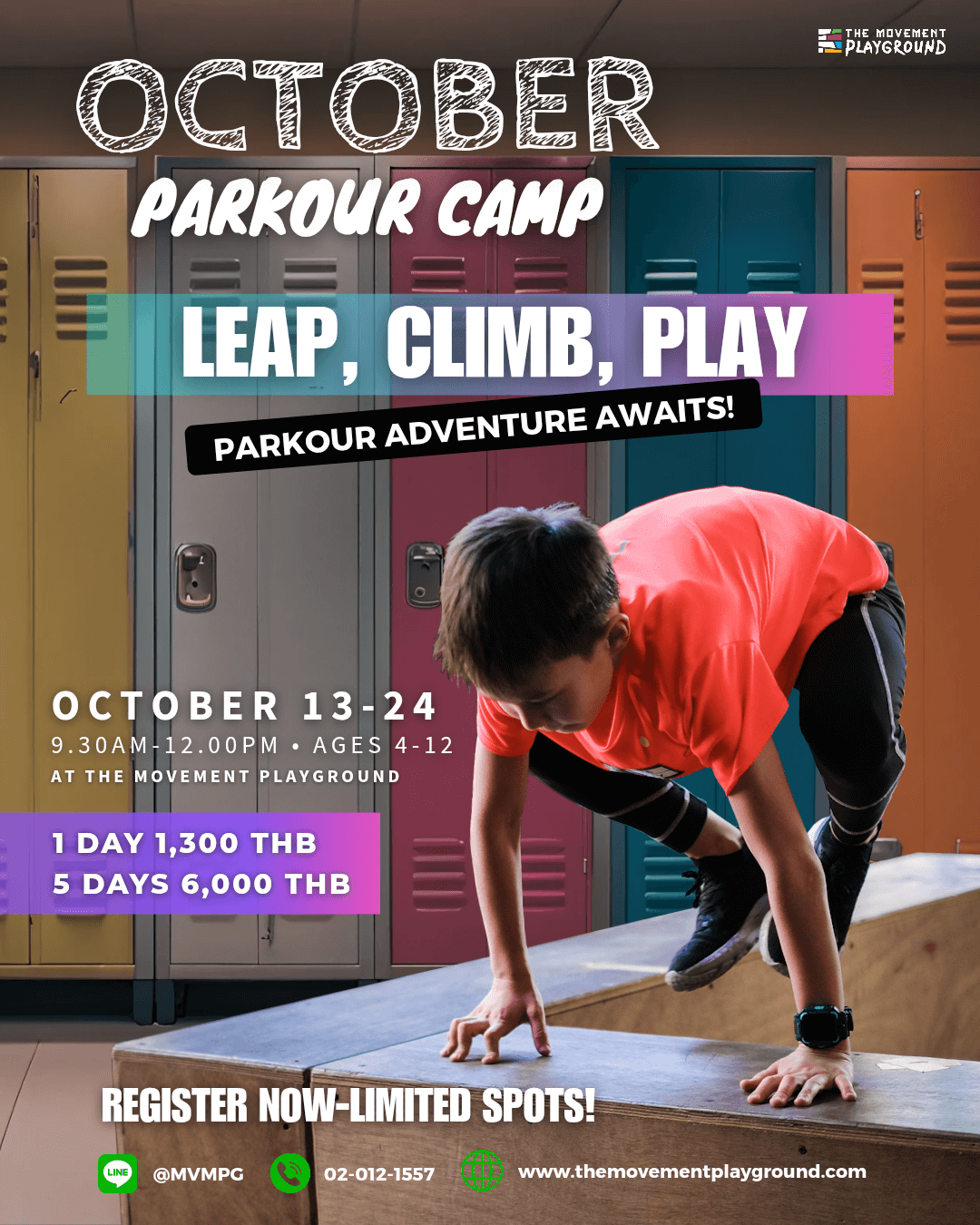 The Movement Playground Parkour Camp
