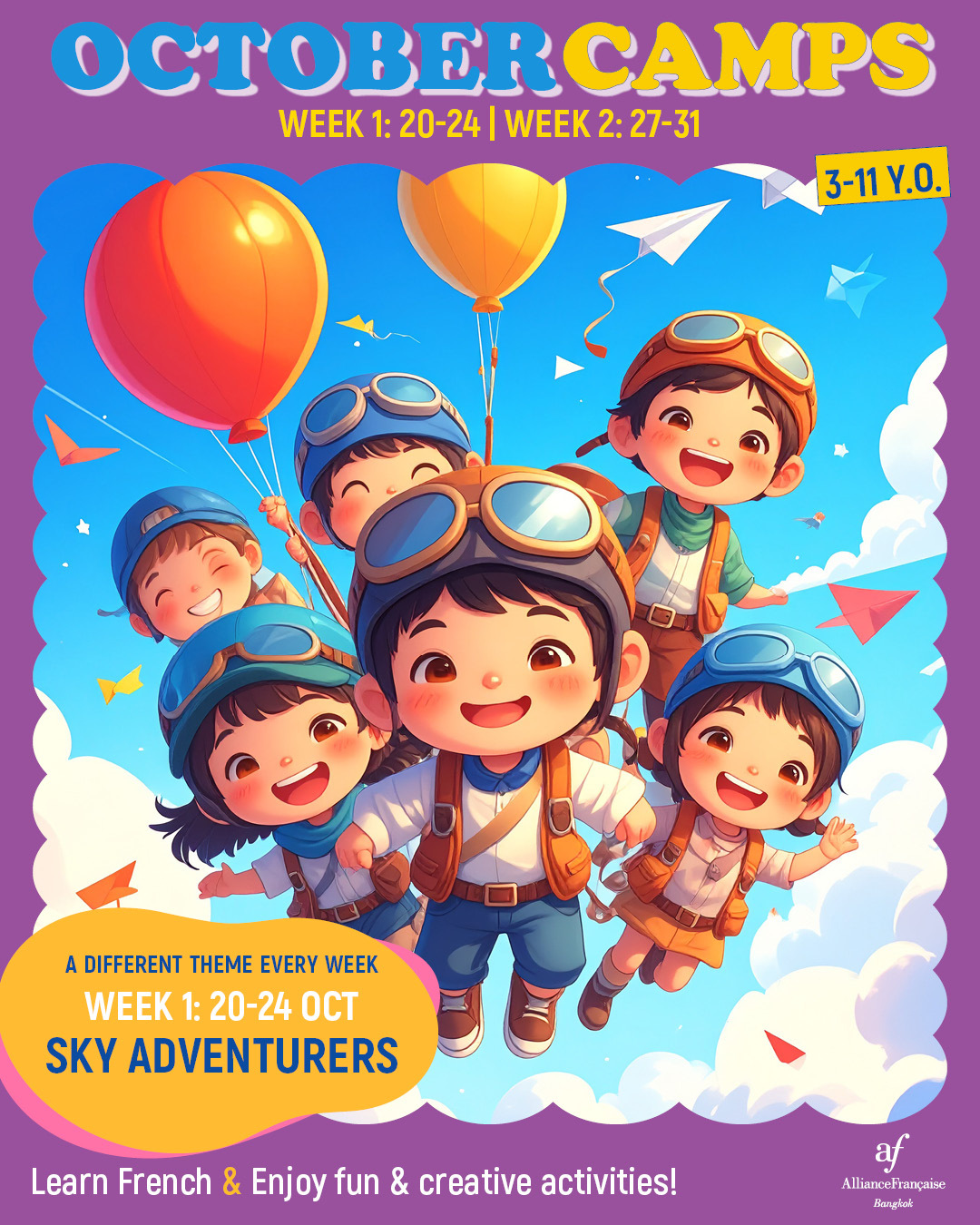 Alliance Francaise OCTOBER CAMP