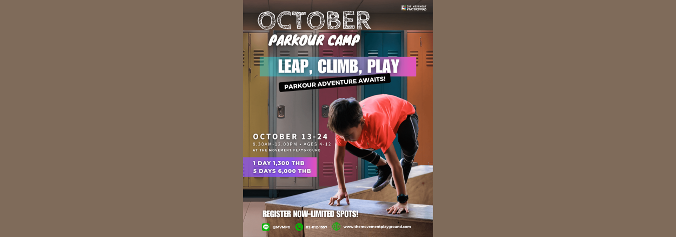 The Movement Playground Parkour Camp