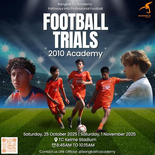Bangkok FC Academy Football Trials 2010 Academy