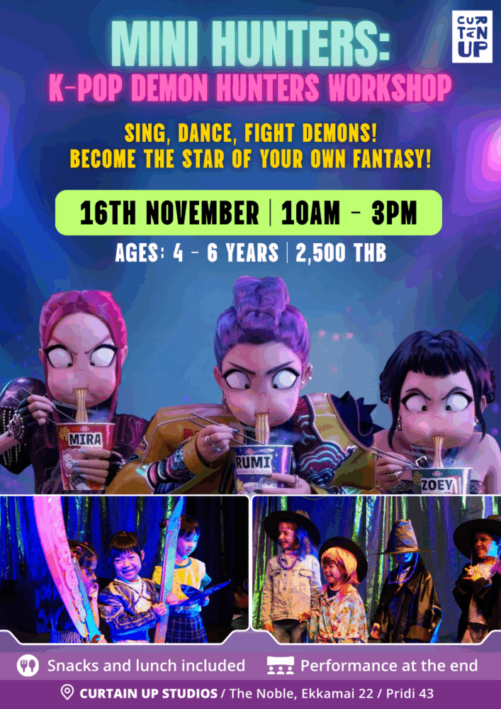 Curtain Up BKK K-Pop Demon Hunters dventure