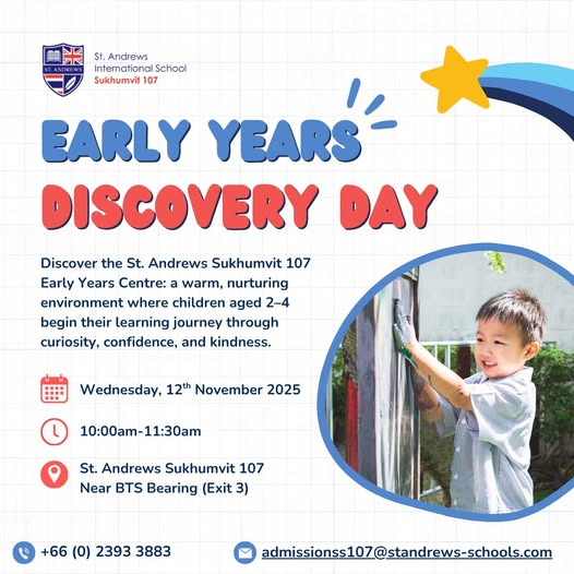 St. Andrews International School Sukhumvit Early Years Discovery Day