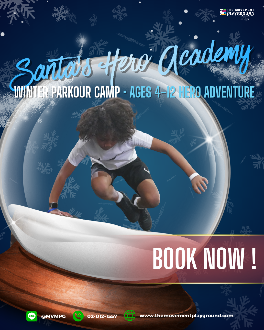 The Movement Playground Winter Parkour Camp