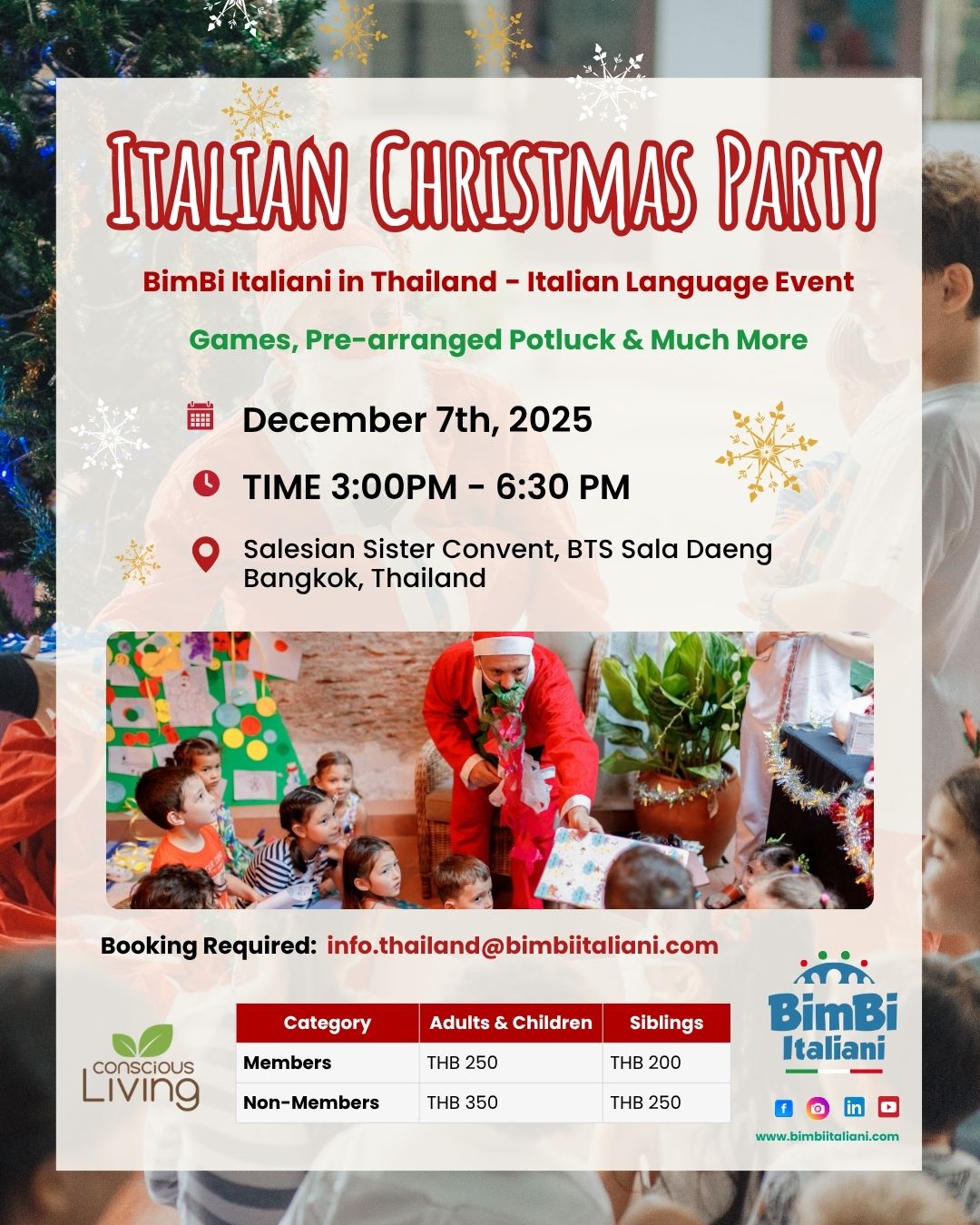 BimBi Italiani Italian Christmas Party