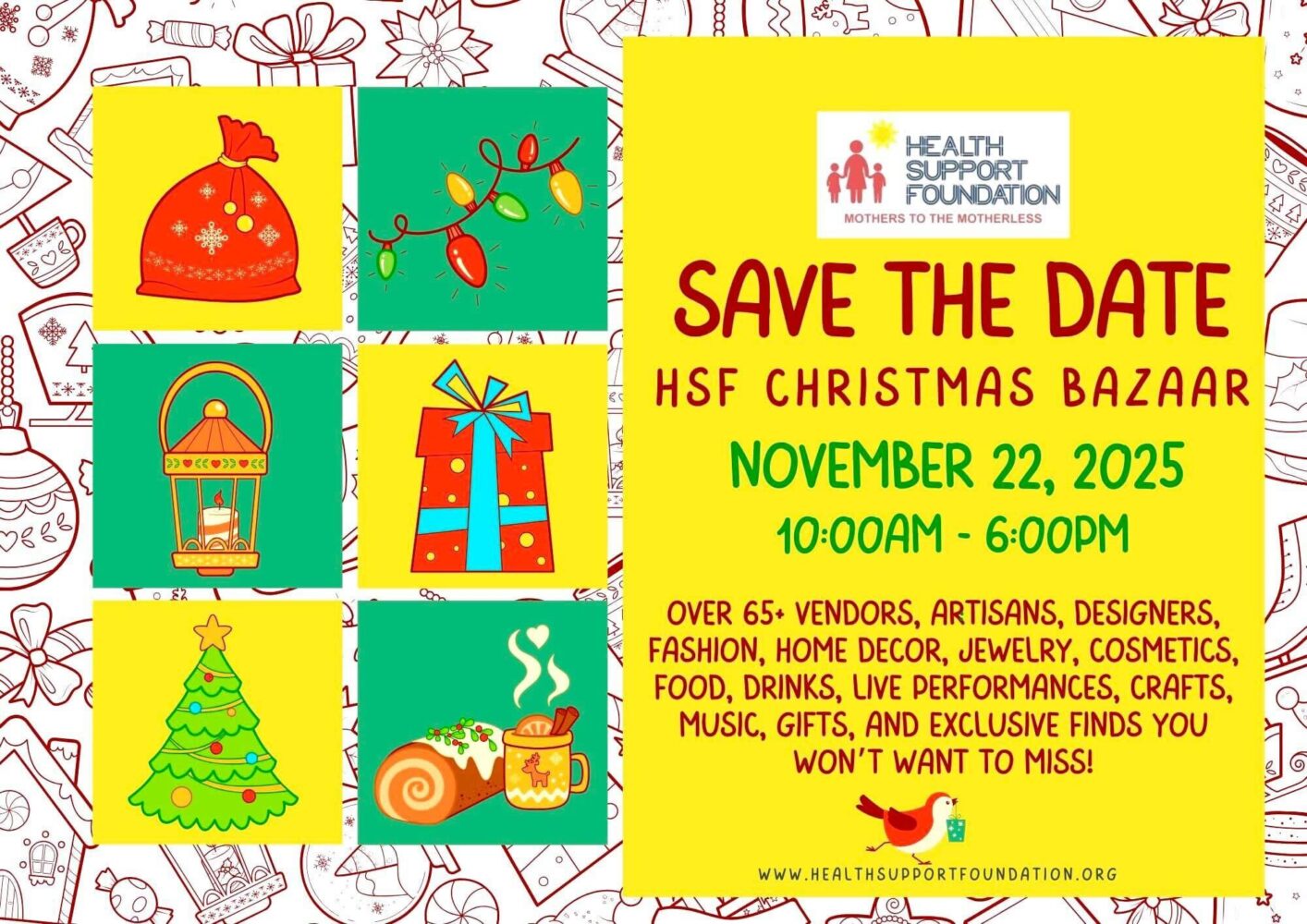 The Health Support Foundation Christmas Bazaar 2025