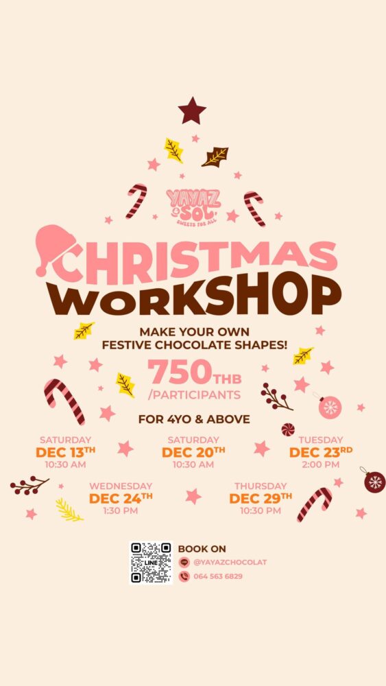 YAYAZ & SOL BKK Christmas Workshop