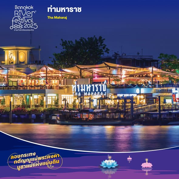 Bangkok River Festival Tradition Of Loi Krathong