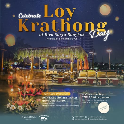 Riva Surya Bangkok Loy Krathong