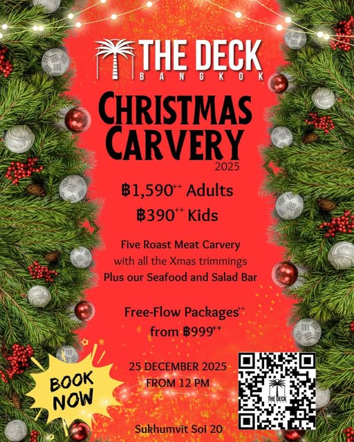 The Deck Christmas Carvery 2025