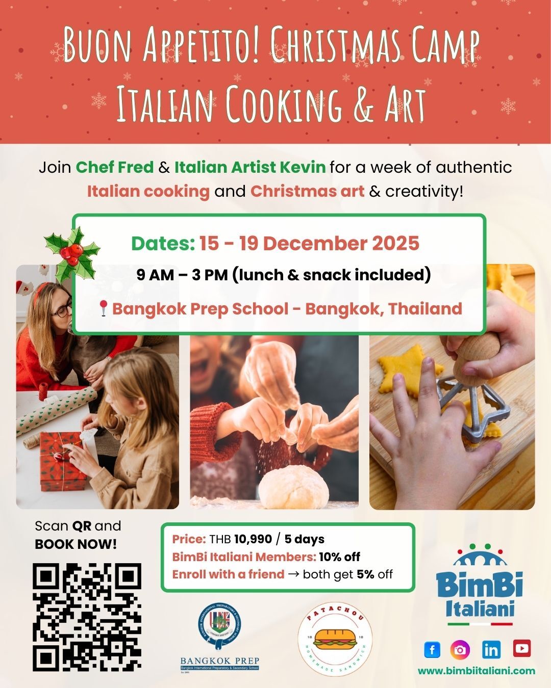 Bimbi Italian Buon Appetito! Christmas Camp