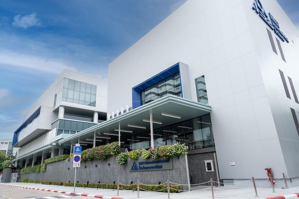 10. NIST International School_ front of school