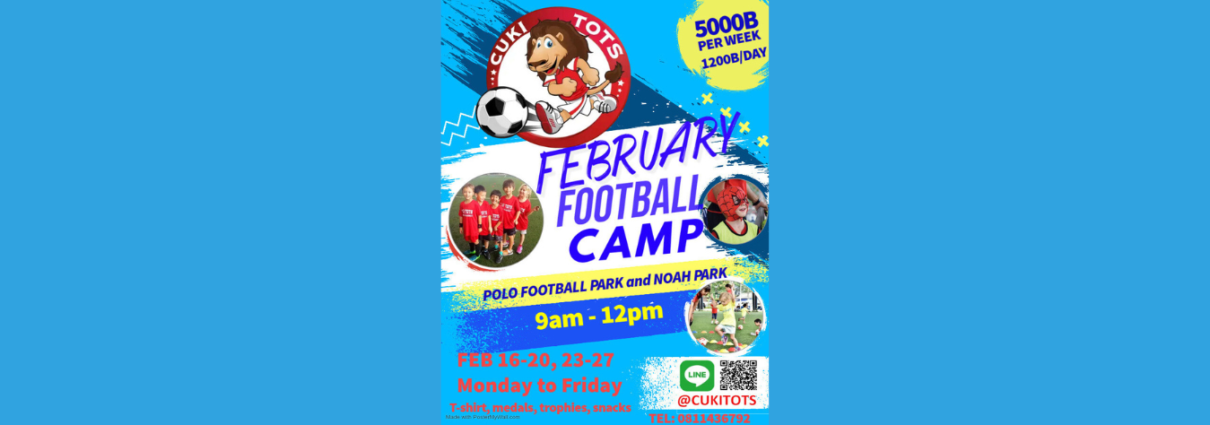 CUKI TOTS February Football Camp