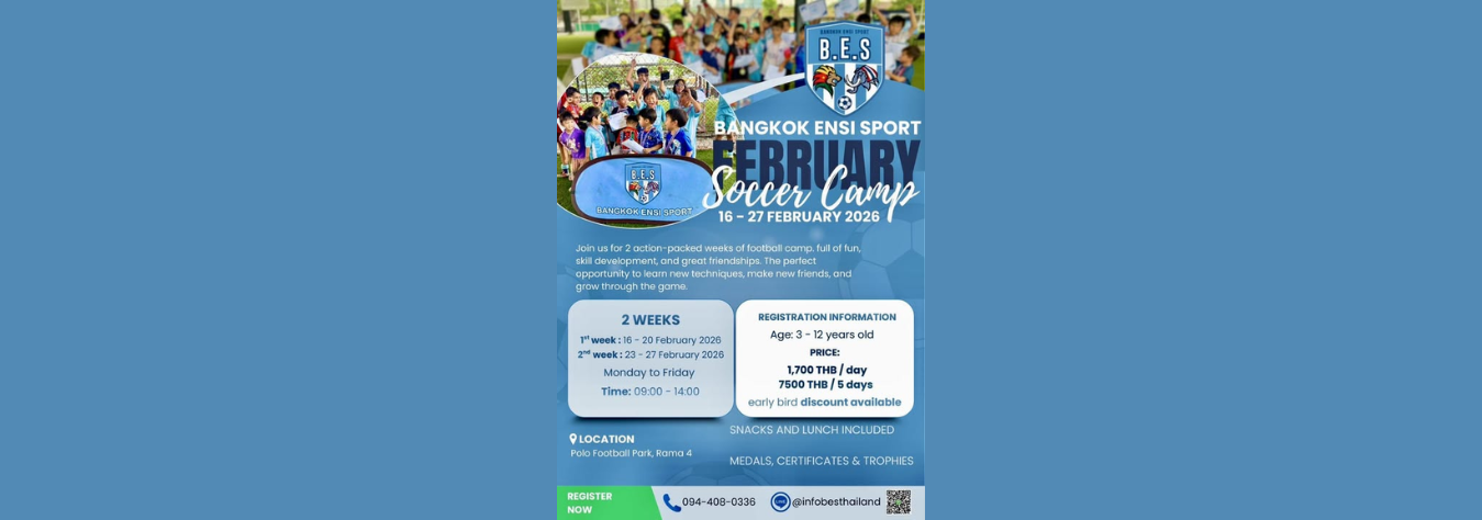 B.E.S February Half-Term Soccer Camp