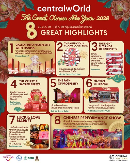 centralwOrld The Great Chinese New Year 2026